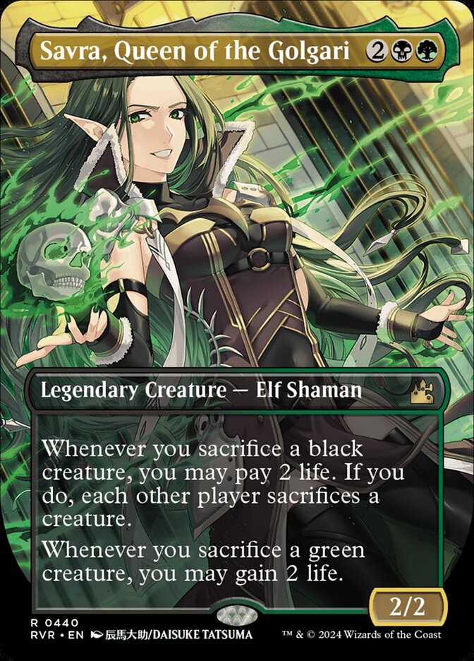 Savra, Queen of the Golgari rvr 440