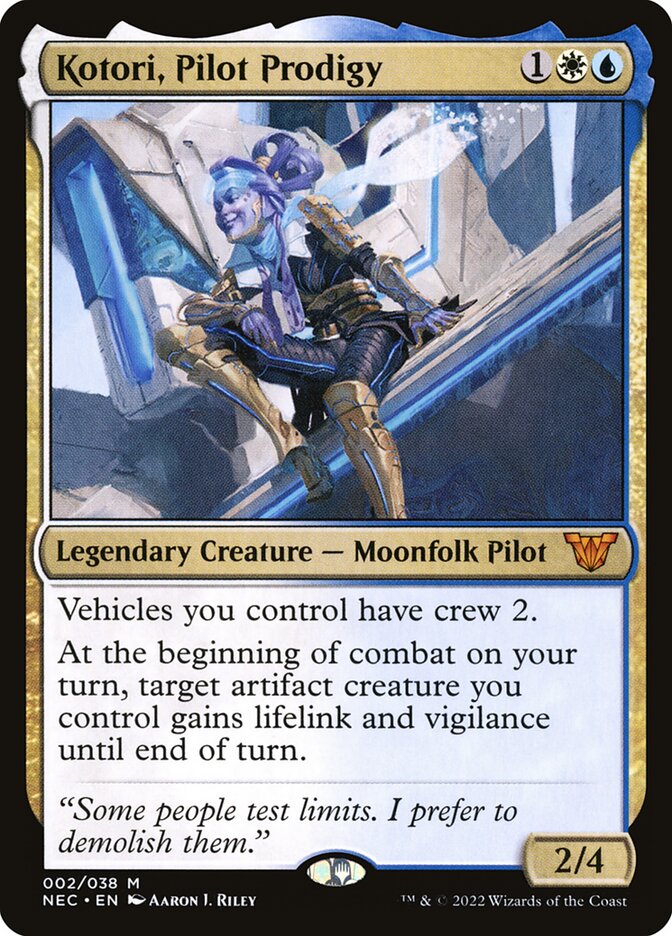 Kotori, Pilot Prodigy nec 2
