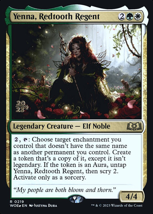 Yenna, Redtooth Regent pwoe 219s