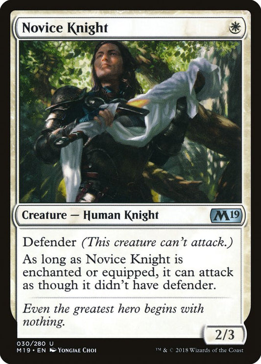 Novice Knight m19 30