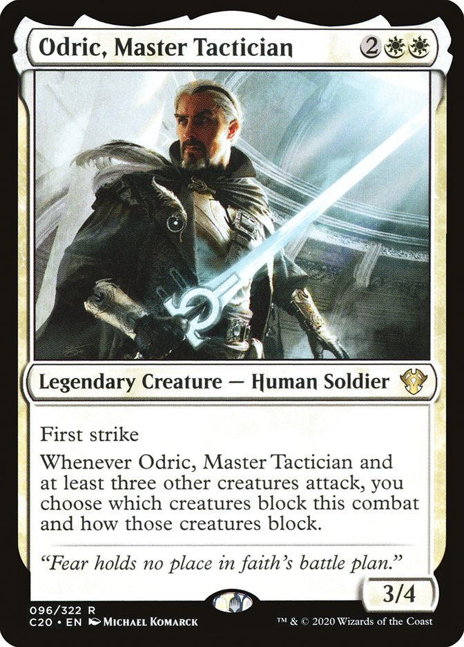 Odric, Master Tactician c20 96