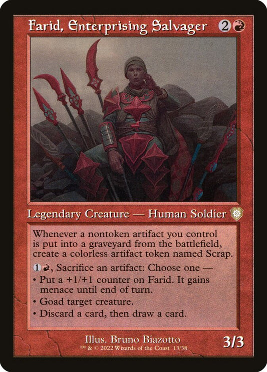 Farid, Enterprising Salvager brc 13