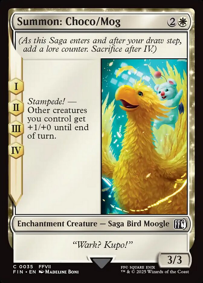Summon: Choco/Mog fin 35