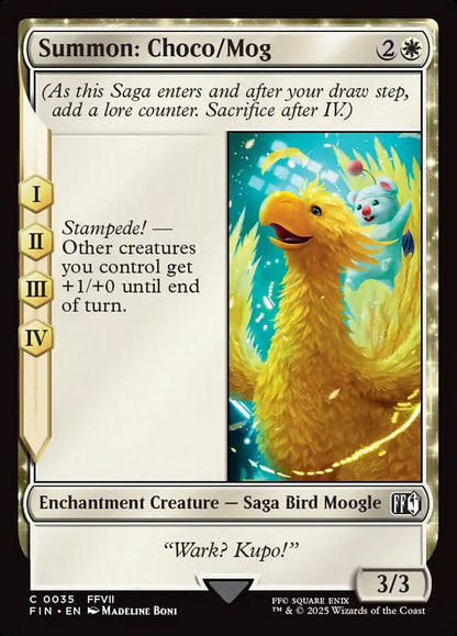 Summon: Choco/Mog fin 35