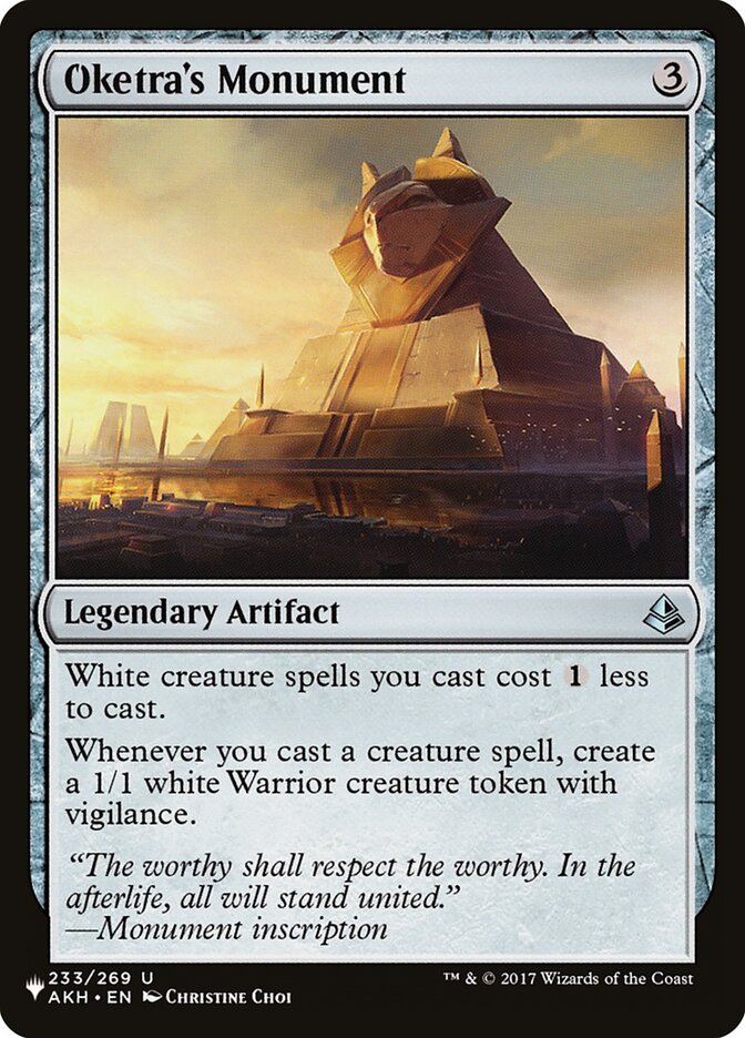 Oketra's Monument plst AKH-233