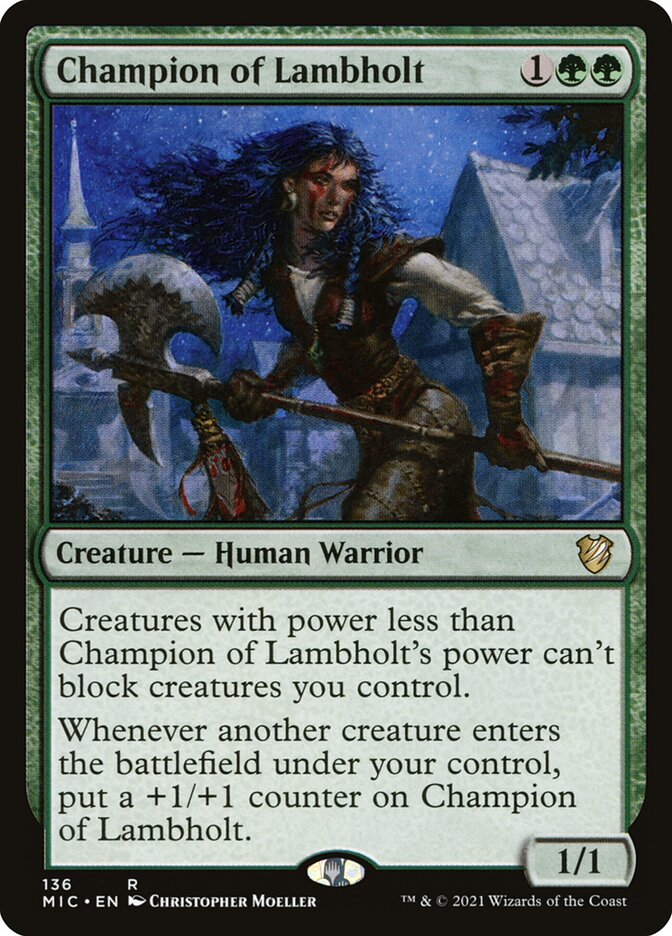 Champion of Lambholt mic 136
