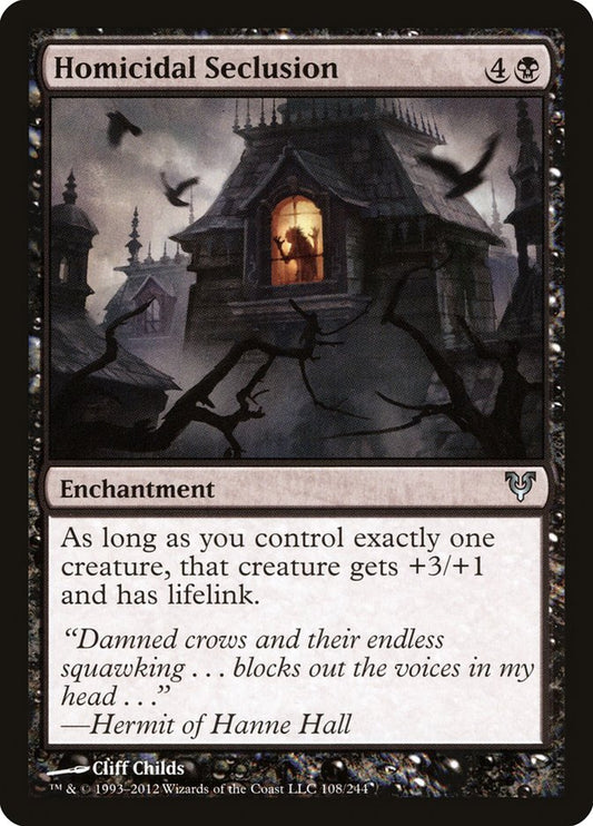 Homicidal Seclusion avr 108