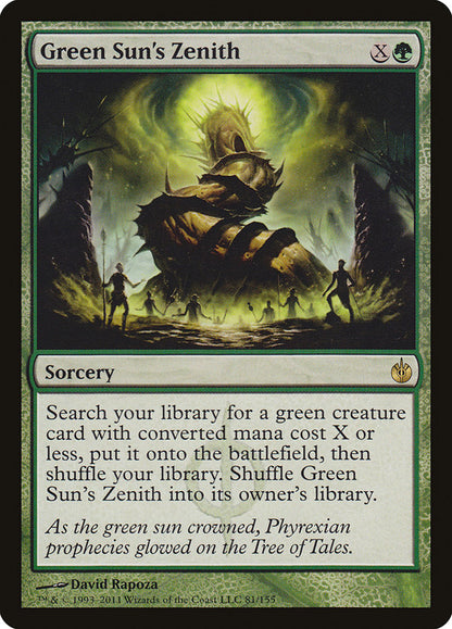 Green Sun's Zenith mbs 81