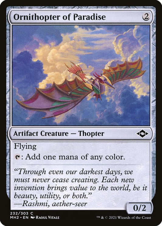 Ornithopter of Paradise mh2 232