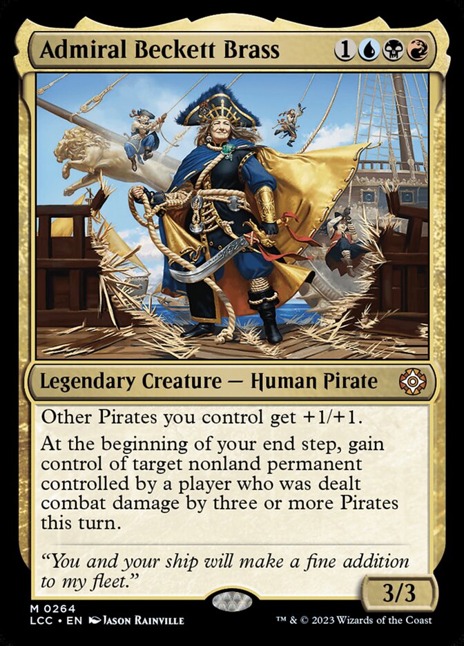 Admiral Beckett Brass lcc 264