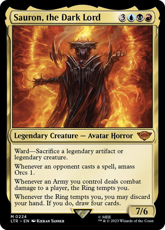 Sauron, the Dark Lord ltr 224