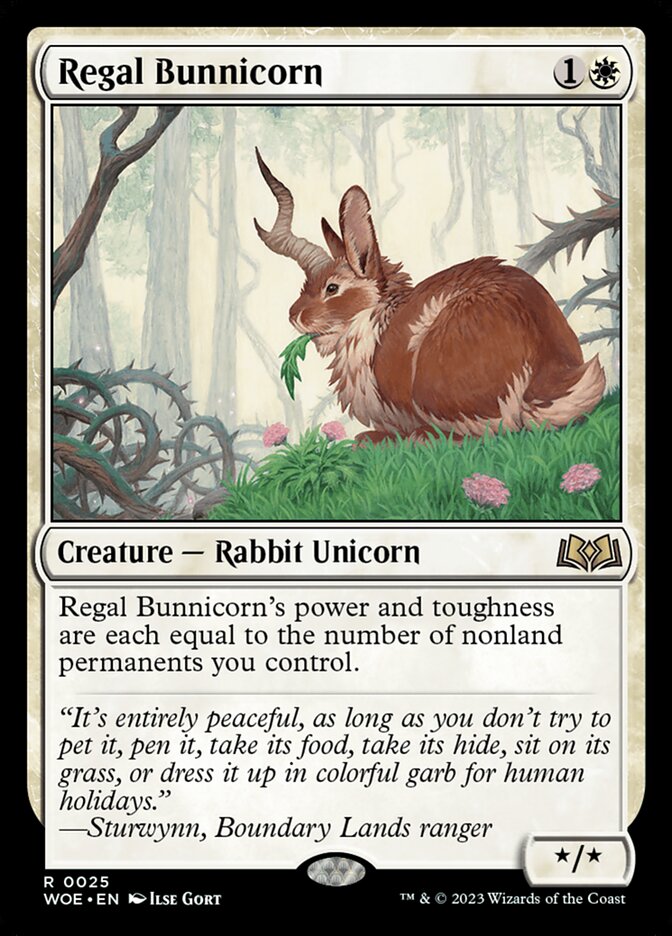 Regal Bunnicorn woe 25