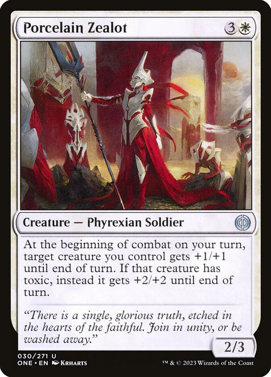 Porcelain Zealot one 30