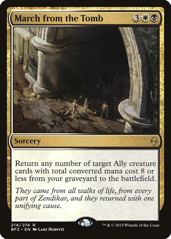 March from the Tomb bfz 214