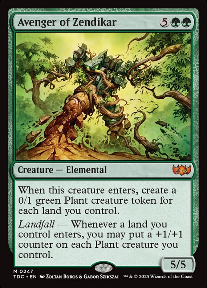 Avenger of Zendikar tdc 247