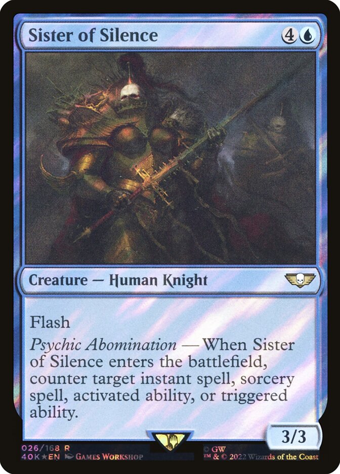 Sister of Silence 40k 26★