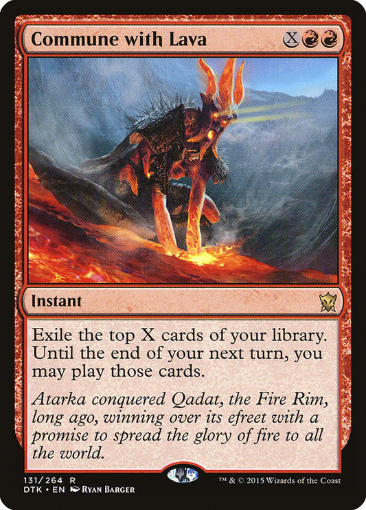 Commune with Lava dtk 131