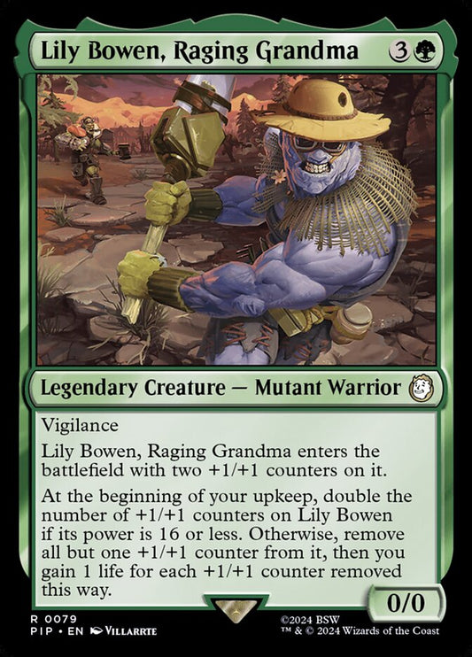 Lily Bowen, Raging Grandma pip 79