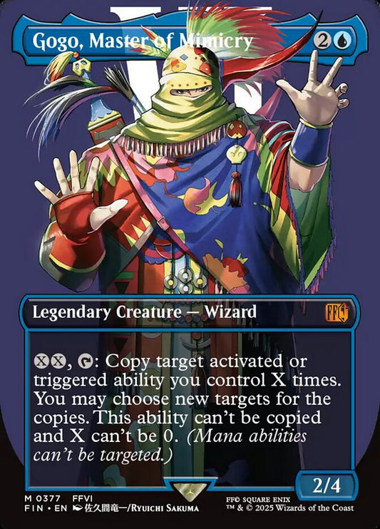 Gogo, Master of Mimicry fin 377