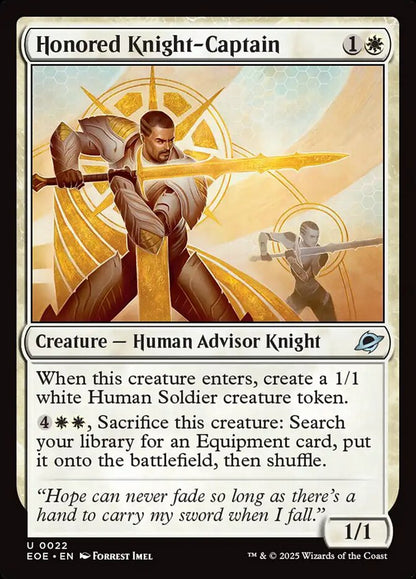 Honored Knight-Captain eoe 22