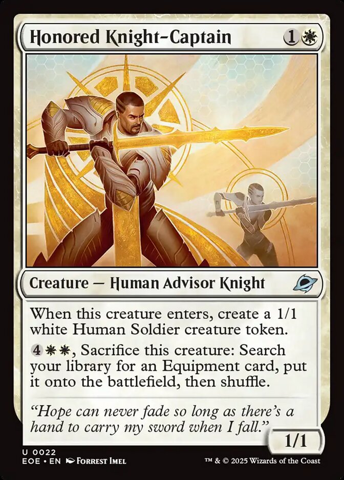 Honored Knight-Captain eoe 22