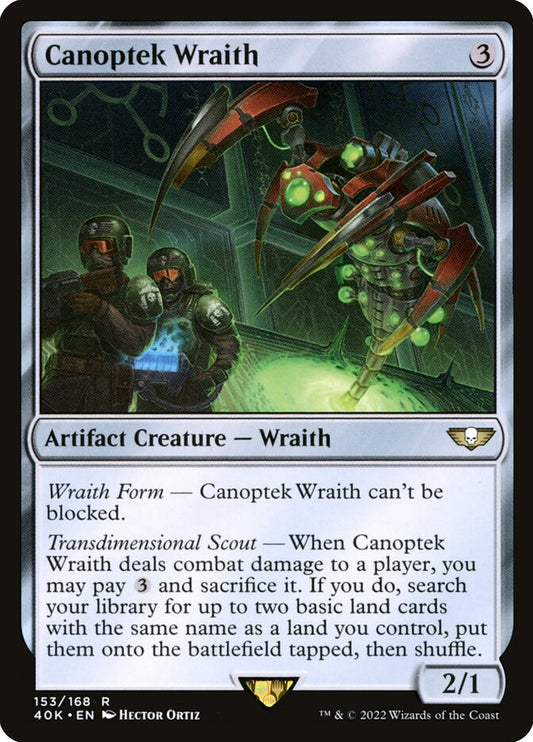 Canoptek Wraith 40k 153