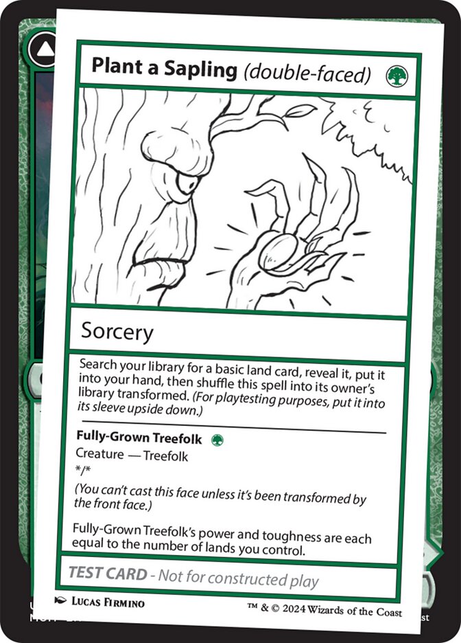 Plant a Sapling // Fully-Grown Treefolk mb2 582