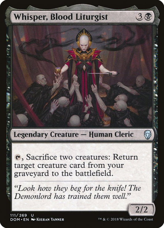 Whisper, Blood Liturgist dom 111