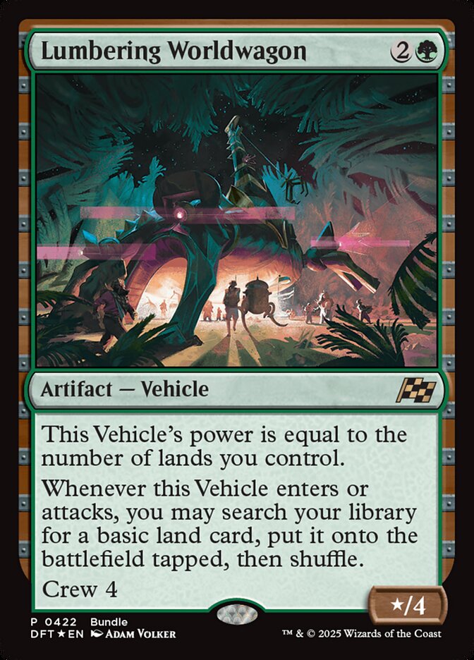 Lumbering Worldwagon dft 422