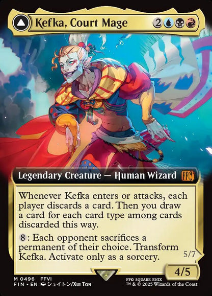 Kefka, Court Mage // Kefka, Ruler of Ruin fin 496