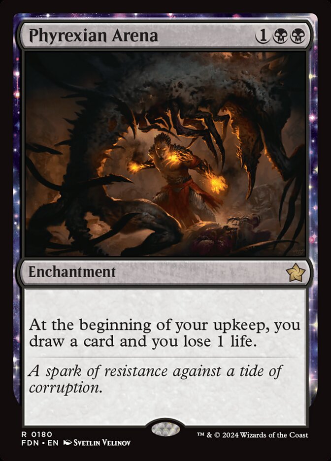 Phyrexian Arena fdn 180