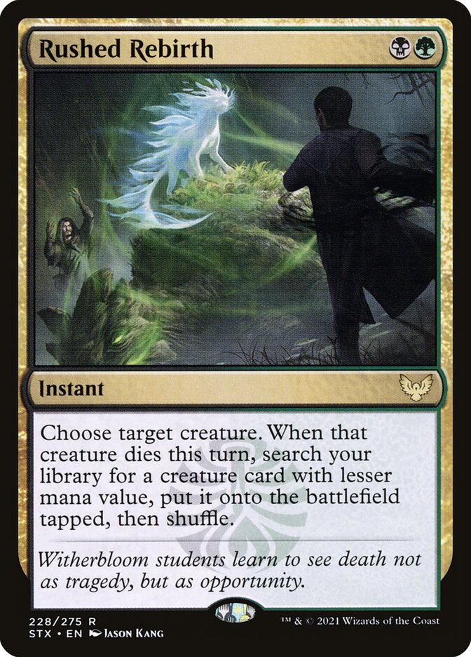 Rushed Rebirth stx 228