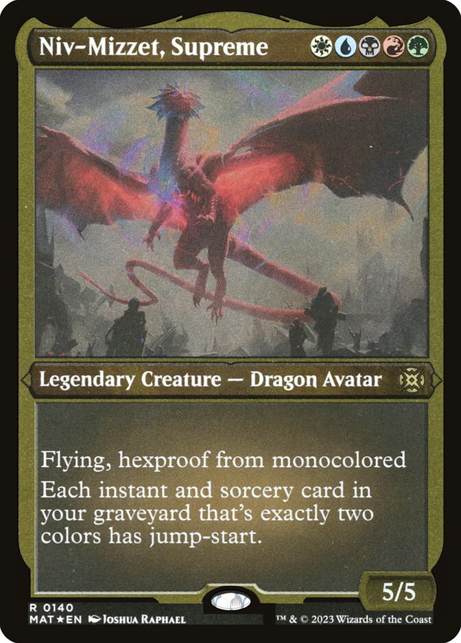 Niv-Mizzet, Supreme mat 140