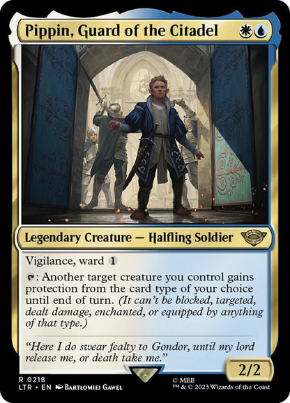 Pippin, Guard of the Citadel ltr 218