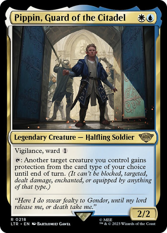Pippin, Guard of the Citadel ltr 218