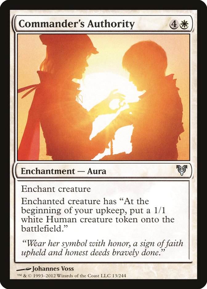 Commander's Authority avr 13