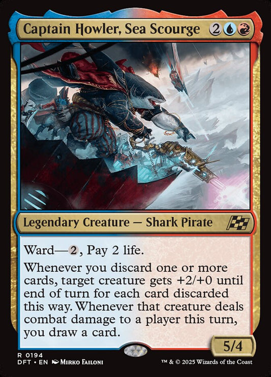 Captain Howler, Sea Scourge dft 194