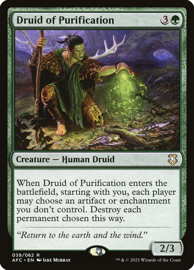 Druid of Purification afc 39