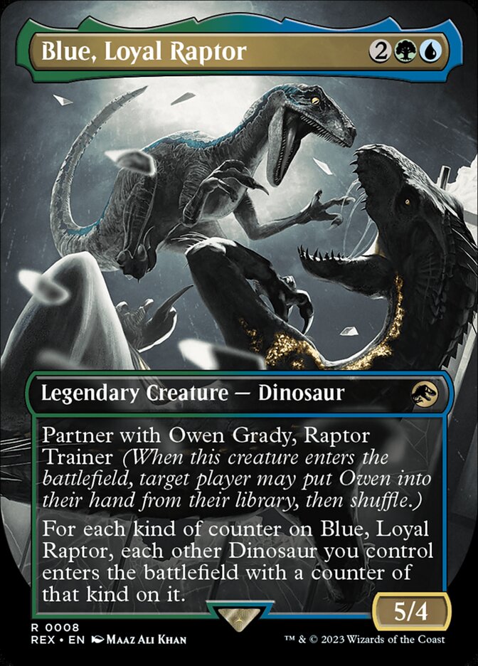 Blue, Loyal Raptor rex 8