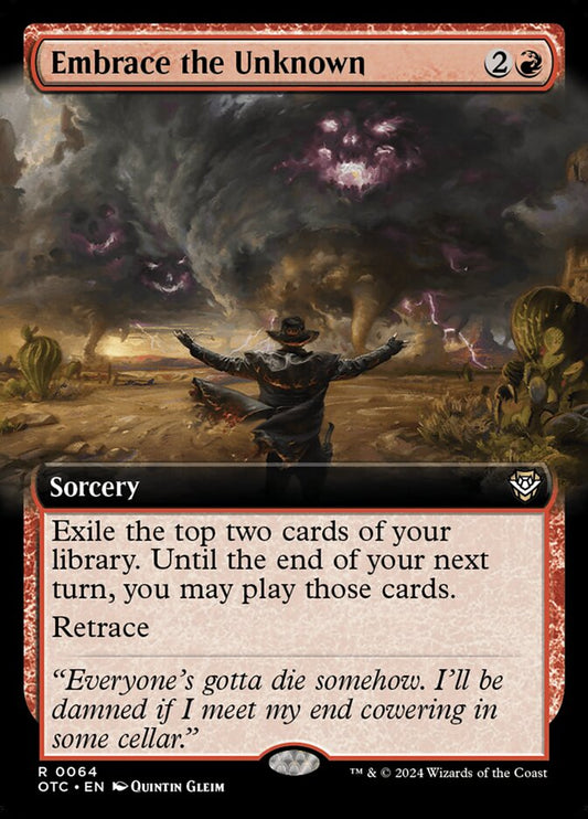 Embrace the Unknown otc 64