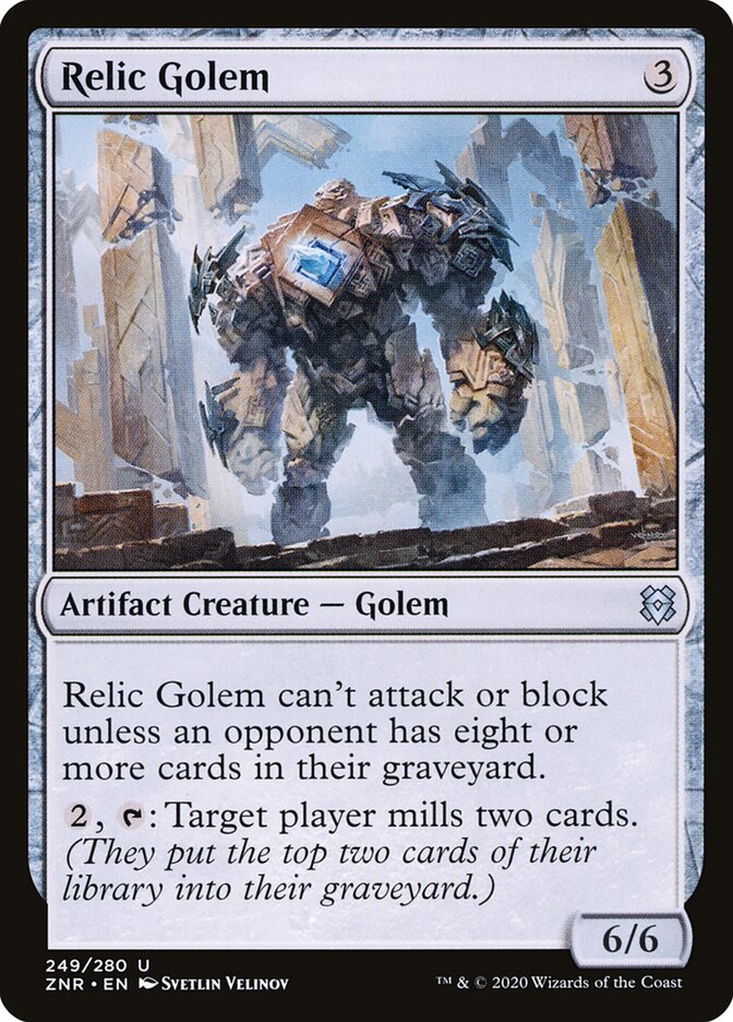 Relic Golem znr 249