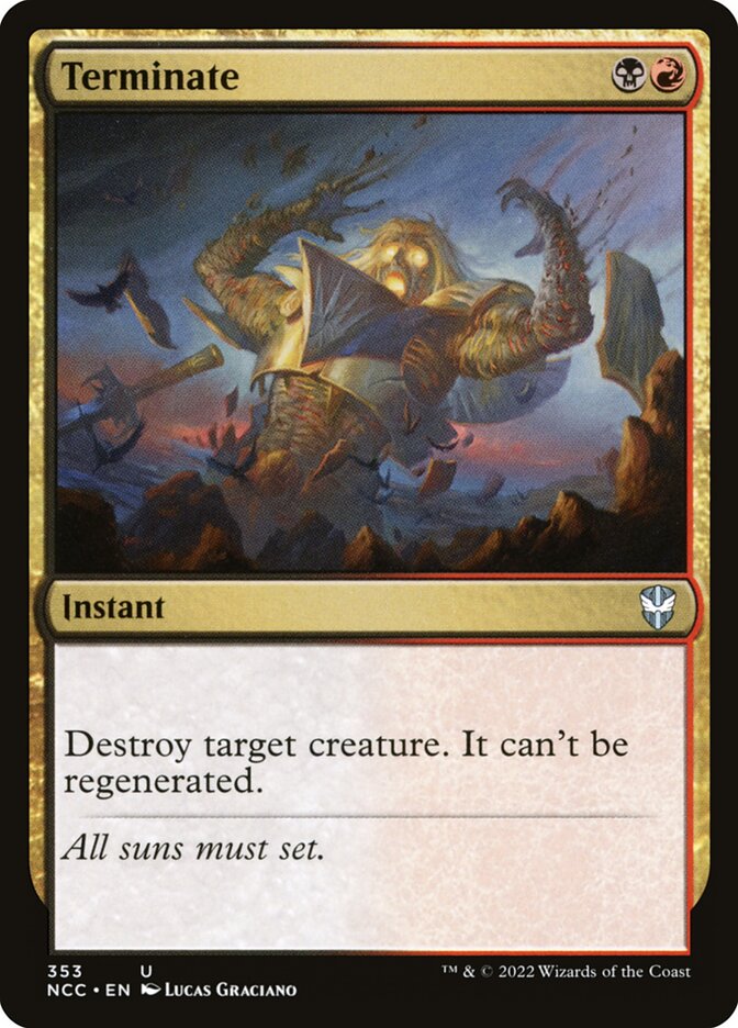 Terminate ncc 353