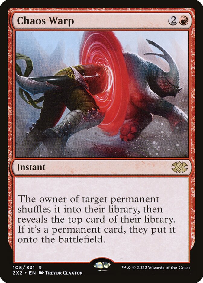 chaos card mtg Chaos Warp - MTG Single Card