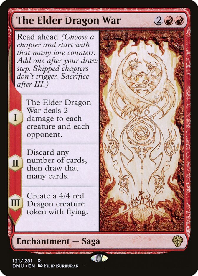 The Elder Dragon War dmu 121