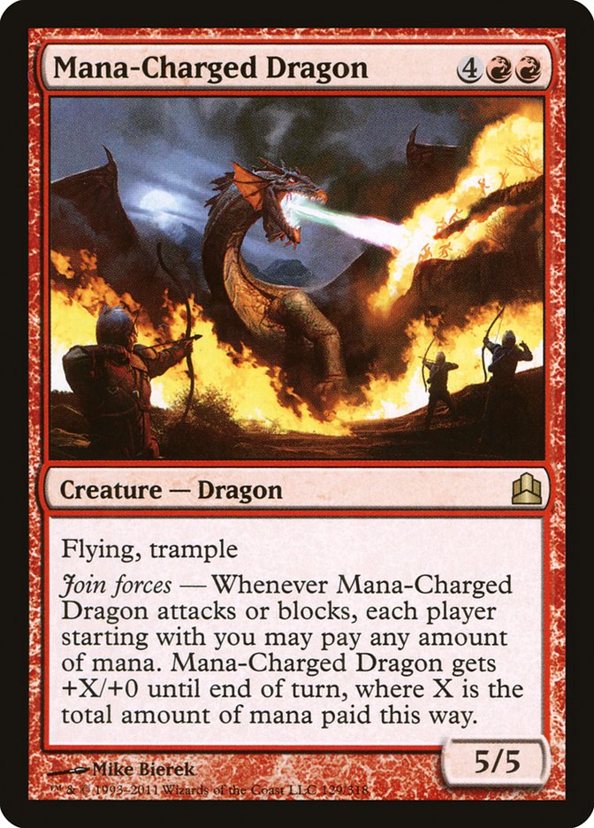 Mana-Charged Dragon cmd 129