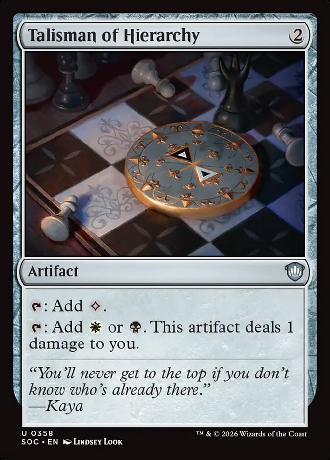 Talisman of Hierarchy soc 358