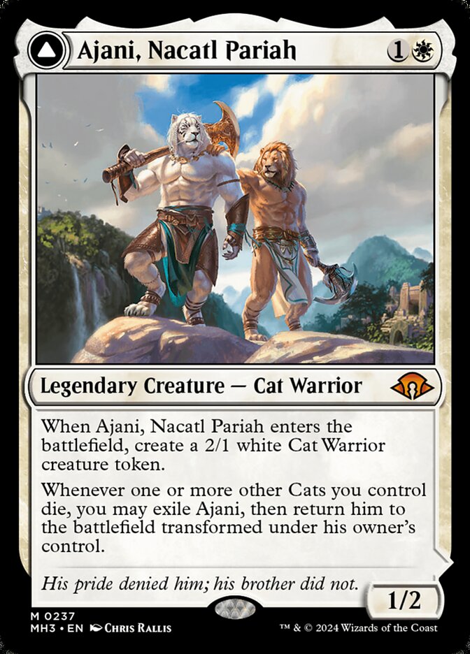 Ajani, Nacatl Pariah // Ajani, Nacatl Avenger mh3 237