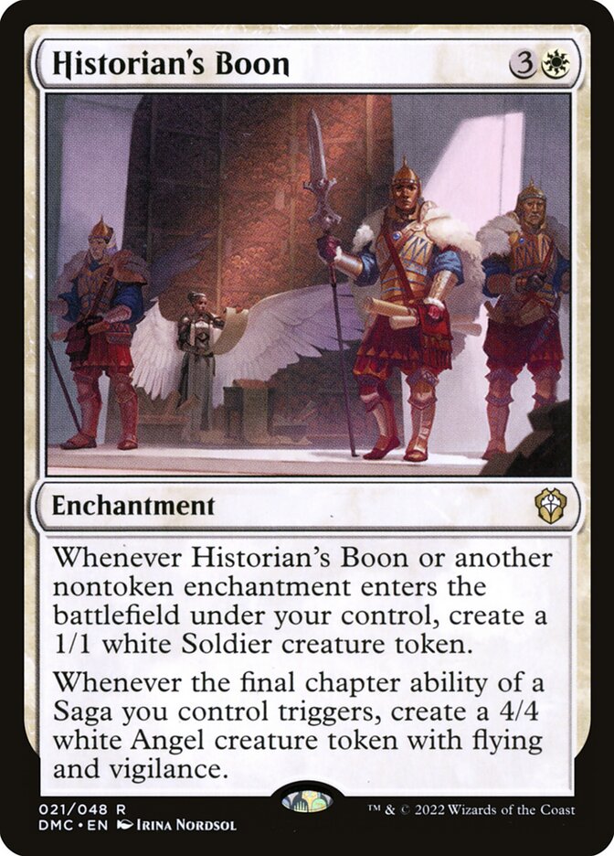 Historian's Boon dmc 21