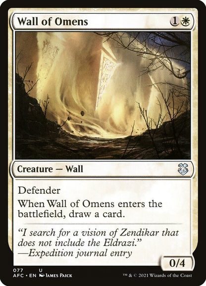 Wall of Omens afc 77