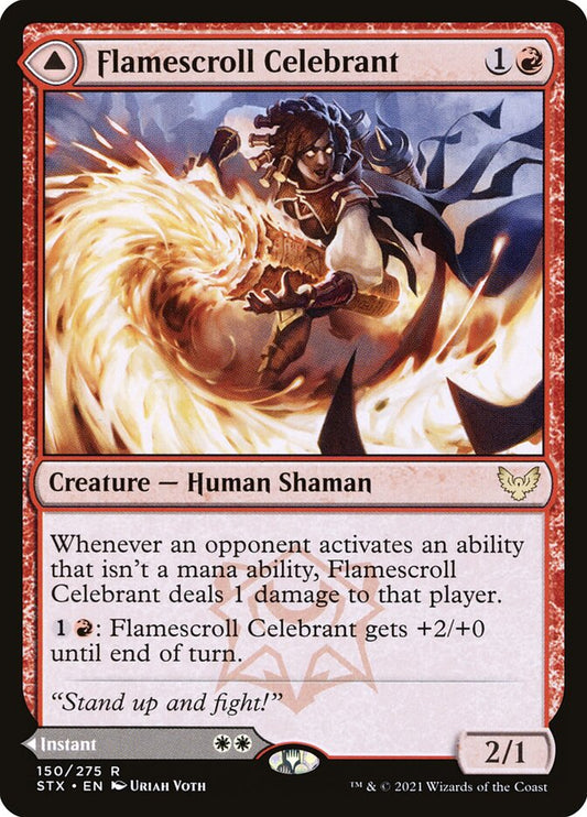 Flamescroll Celebrant // Revel in Silence stx 150